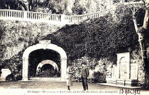 1487- Alger - Mustapha - Grotte du Jardin du Musee des Antiquites